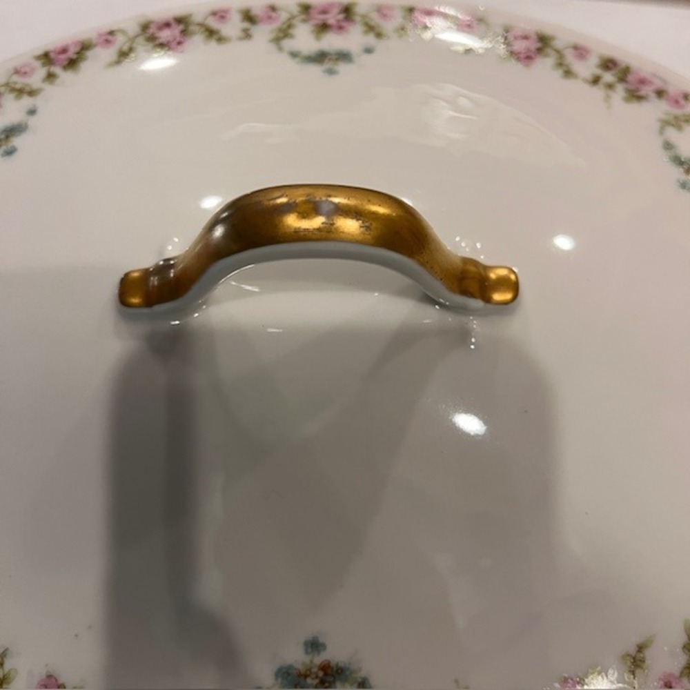 Theodore Haviland Serving Dish Set Floral Gold Trim Elegant China - Picture 10 of 10